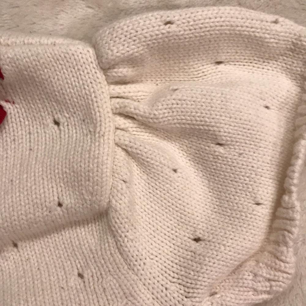 Gymboree Girls short-sleeve sweater with cherry poms - Picture 5 of 6